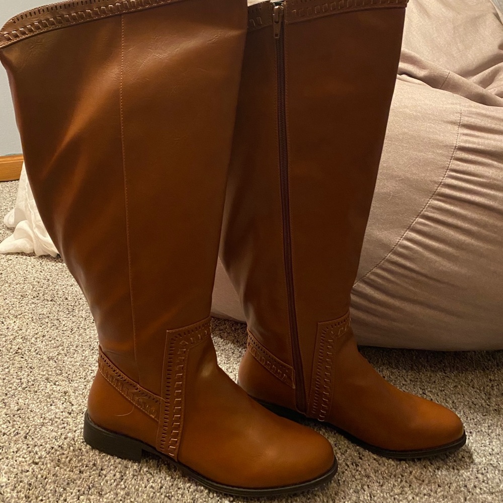 Wide Calf Boots - Size 8.5